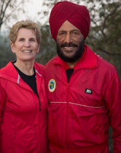 Ontario Premier Kathleen Wynne joined Indian Olympian Milkha Singh 1