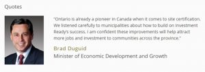 brad duguid ministry of economic development and growth